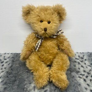 Russ Berrie Bear Benjamin brown teddy 17-inch Plush Great Preloved Condition Toy